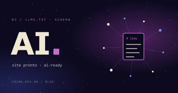 Article cover: the letters AI next to a “# llms” document connected to a network of dots.